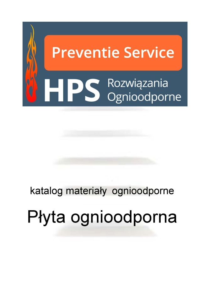 Płyta ognioodporna i powłoka